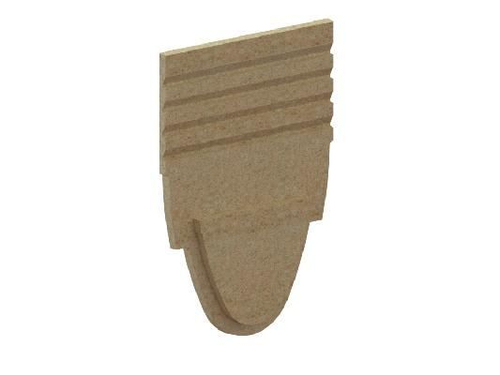 Заглушка торцевая полимербетонная для лотка водоотводного полимербетонного 6721V-6D