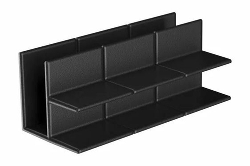 Соединительный уголок для грядочной доски 300х30мм черный, 90град