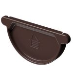 Заглушка желоба Stal Premium, шоколад