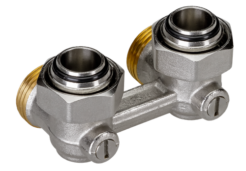 Ридан 003L0393R LV-KB — Клапан запорный для нижнего присоединения к радиатору, резьба 3/4, угловой