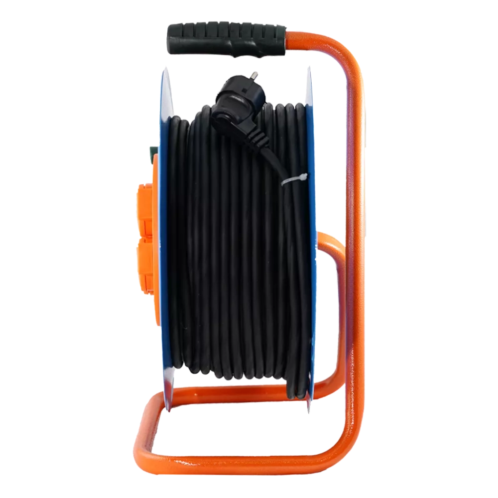 Удлинитель силовой на катушке GLANZEN 4 гн. КГ 3х1,5 арт. EB-50-009