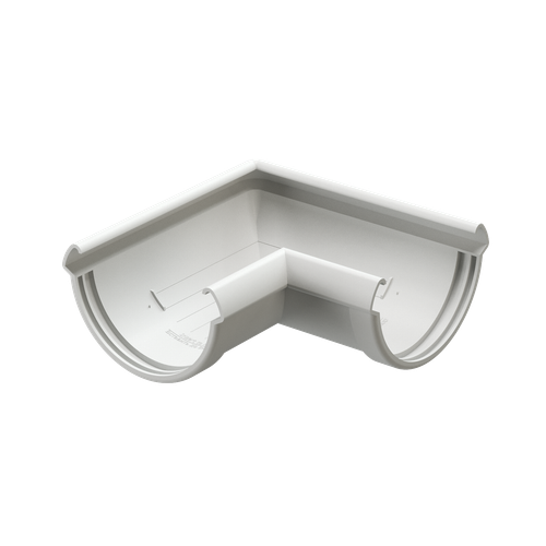 Угол желоба 90˚ LUX, пломбир