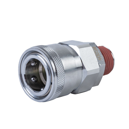 WDK-400SM Штекер быстроразъемного соединения высокой пропускной способности, с резьбой M 1/2"