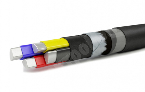 Кабель силовой 4х120 кв.мм алюминиевый 1 кВ с ПВХ изоляцией бронированный АВБШв 4х120ос(N)-1 ГОСТ