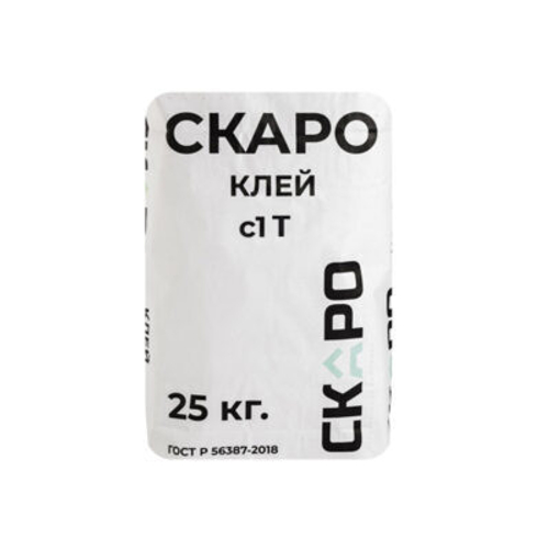 Клей плиточный С1Т марки SKARO, 25 кг