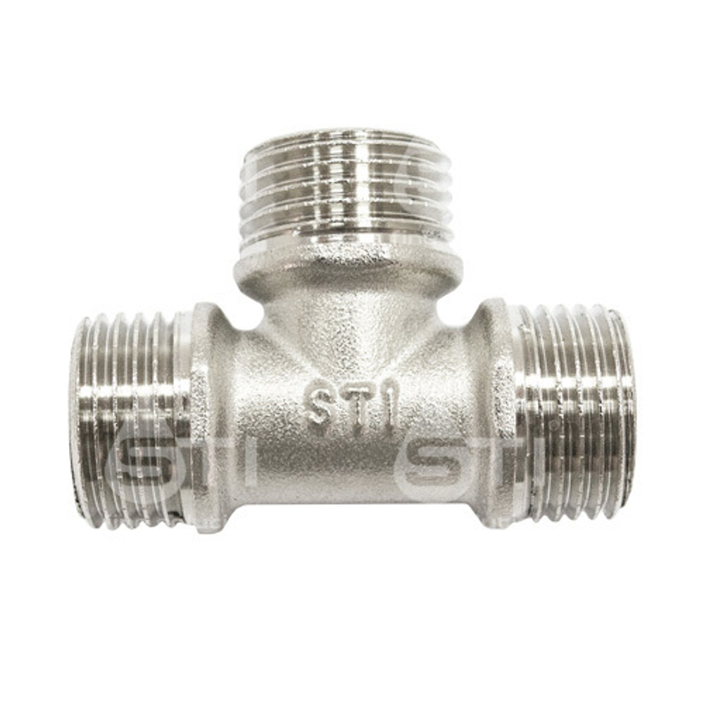 Тройник латунный STI 20 Н-Н-Н