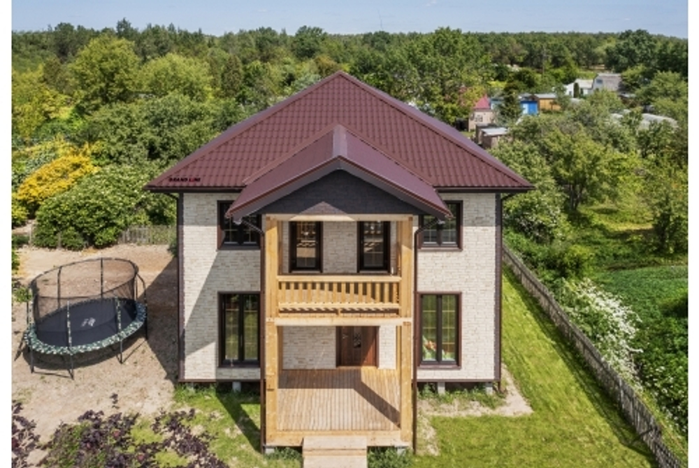 Металлочерепица классик 0,5 Satin RAL 8017 шоколад