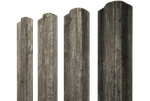Штакетник М-образный B фигурный 0,45 Print Elite Nordic Wood TwinColor