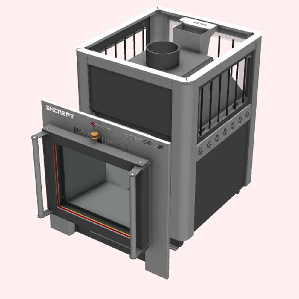 Печь для бани Термофор ДоброПар Эксперт Carbon 26 Плазма закр.каменка антрацит