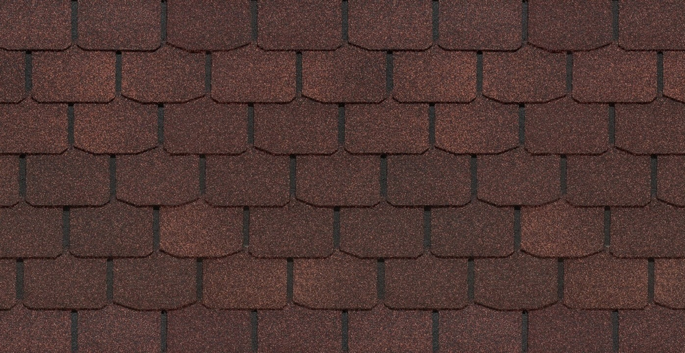 Гибкая черепица Standard, Крона, Коричневый