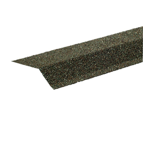 Планка карнизная с гранулятом, оливковый 75х50х5 мм, 1,25 м, шт