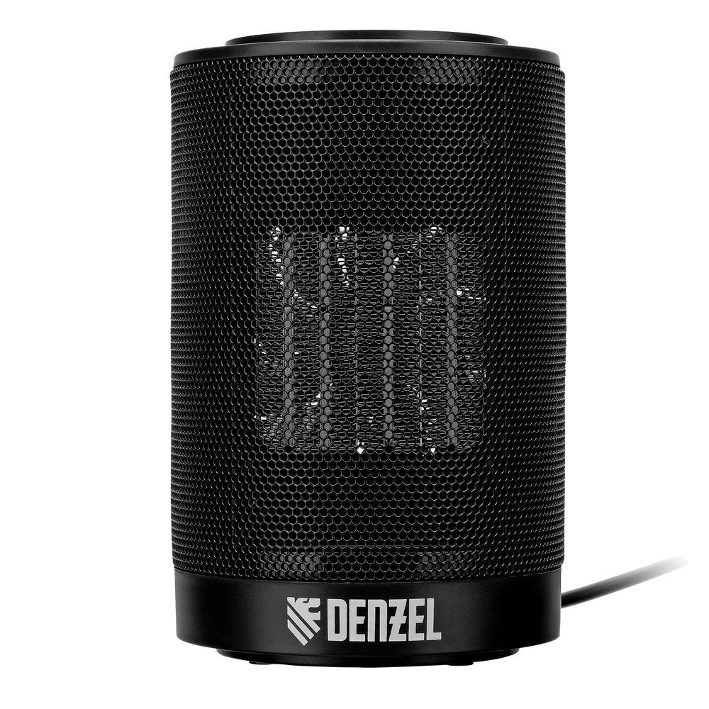 Тепловентилятор керамический DTFC-1200S, вращение, 3 реж., вент., нагрев 600/1200 Вт Denzel