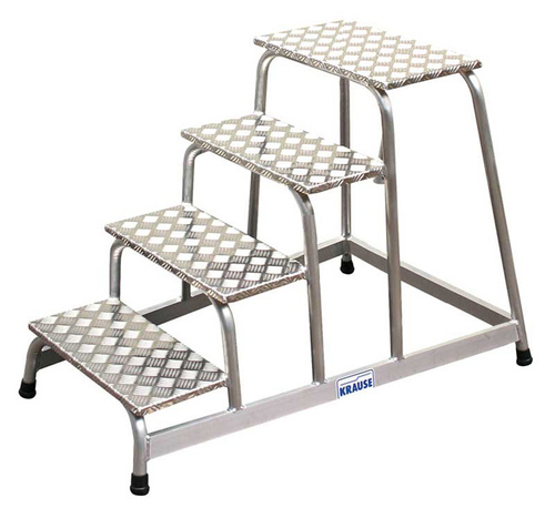 Монтажная подставка, 4 ступеньки, алюм.