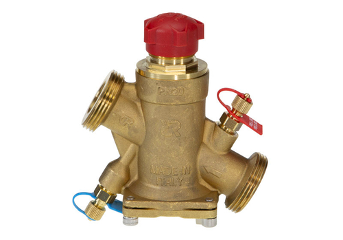 AQT-R DN20 комбинированный балансировочный клапан, с ниппелями, наружная резьба G1