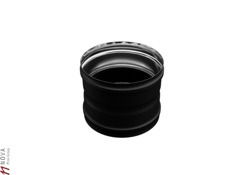 Адаптер Феррум ММ для печи нержавеющий (430/0,8 мм) ф150 черный