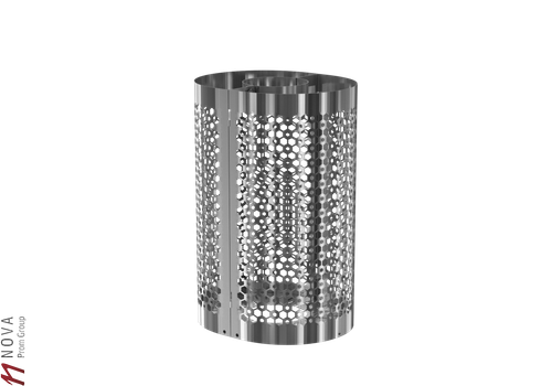 Каменка натрубная Теплодар (экономайзер), нерж., d-115мм, L=0.90м