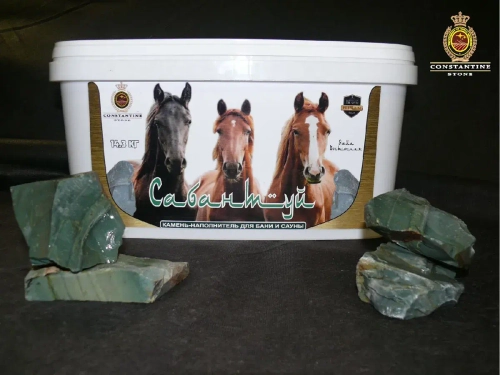 Камень для бани Сабантуй Яшма Восточная 14,3 кг