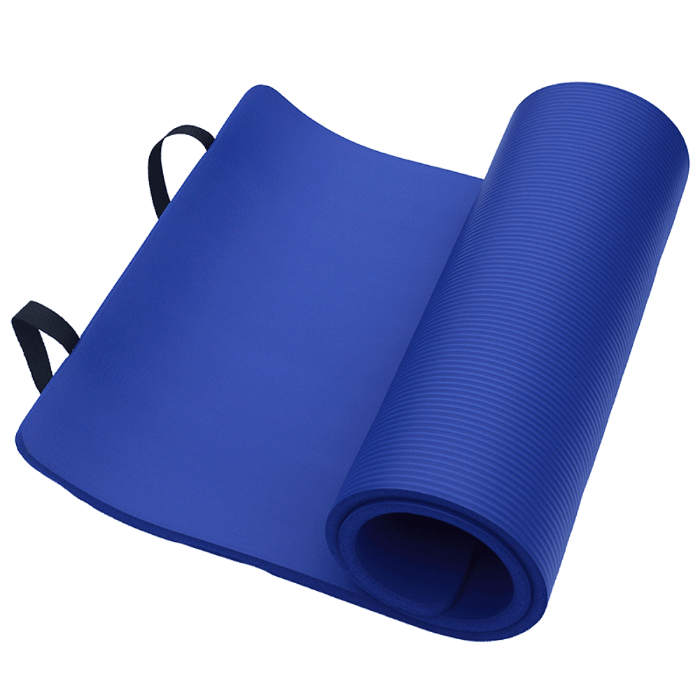 Коврик для йоги и фитнеса 1800*610*15 мм, синий ProIron от ГЕЛЕОС