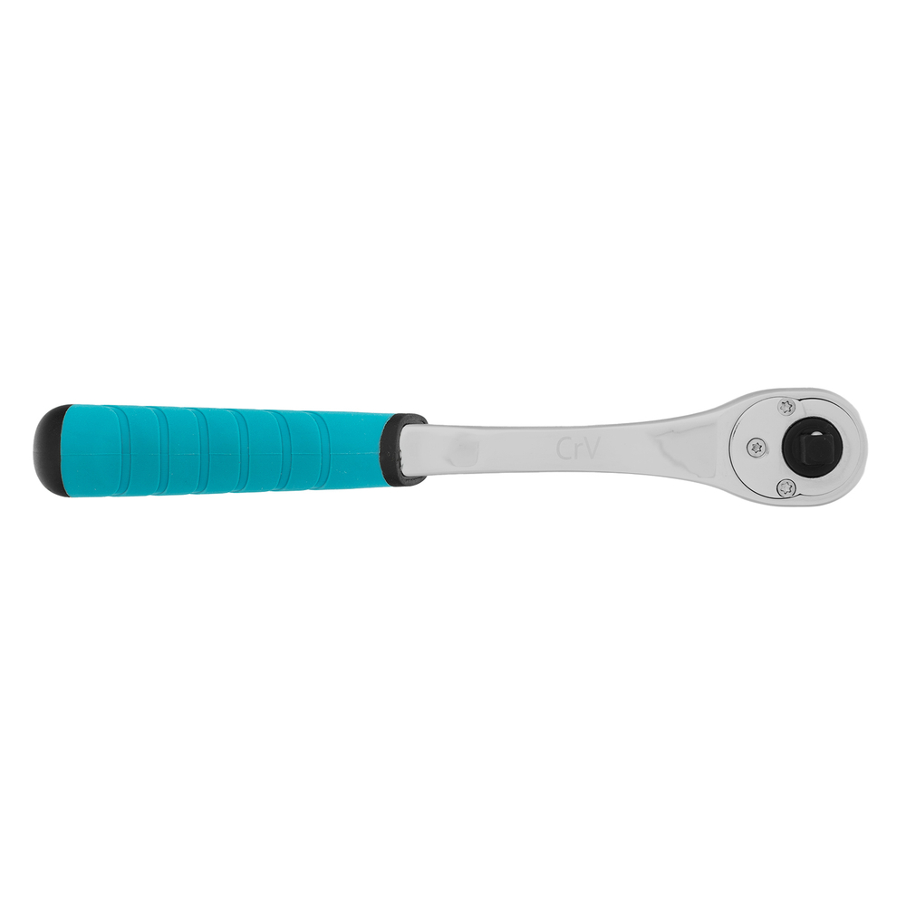 Ключ-трещотка 1/4", CrV, 90 зубьев, усиленный, хром Gross