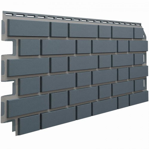 Панель фасадная ТехноНиколь Оптима Клинкер серый 1128х441 мм (0,42 м2), 10 шт/упак