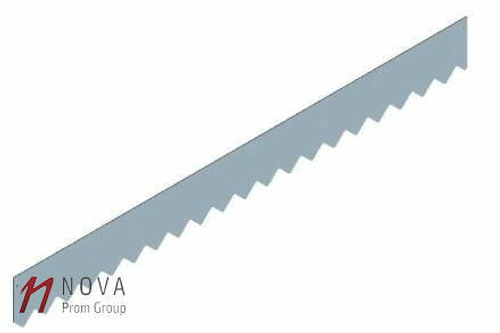 Бордюр стальной прямой 2400 мм