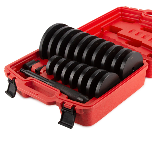 WDK-214900 Набор оправок для выпрессовки и запрессовки подшипников, втулок, сальников, 21 предметов