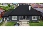 Металлочерепица камея 0,5 Satin Matt RAL 7024 мокрый асфальт
