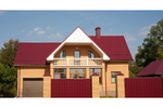 Металлочерепица классик 0,5 Satin RAL 3005 красное вино