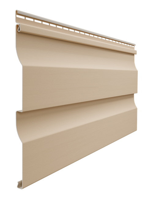 Сайдинг Premium, Корабельный брус, крем-брюле