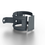 Держатель трубы (на дерево) МЕТАЛЛ ПРОФИЛЬ Foramina Freeze D100 Grey