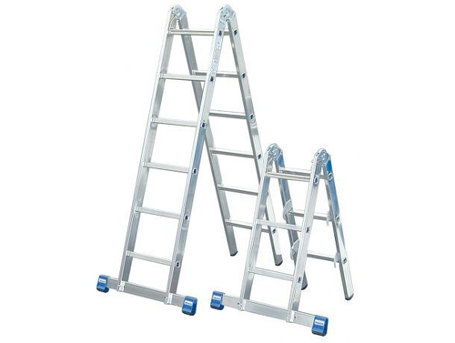 STABILO Шарнирная комбинированная стремянка 2x3+2x6