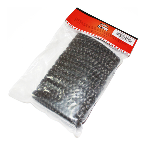 Шнур уплотнительный из керамического волокна, 8мм, L=3м, чёрный, FireWay