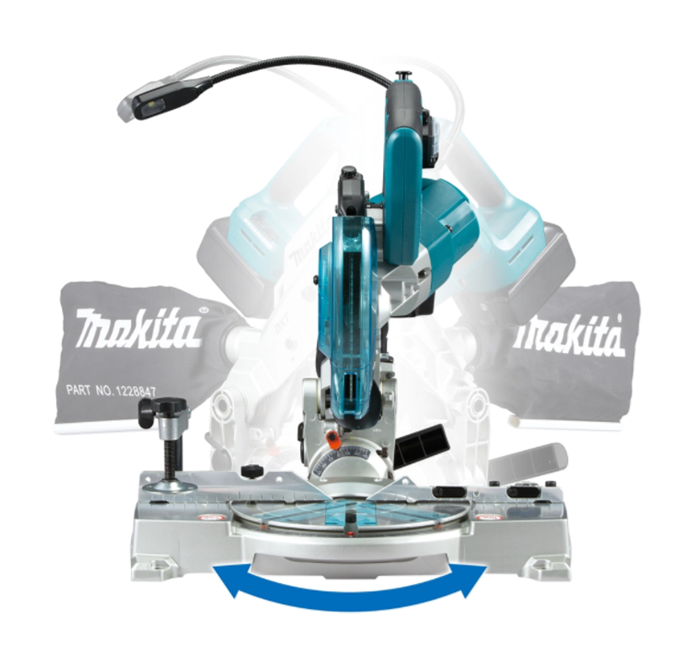 Аккумуляторная торцовочная пила маятникового типа Makita DLS600Z
