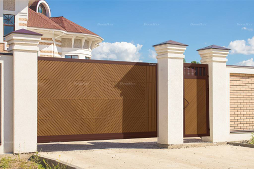 Уличные откатные ворота Premium, 3100х2100