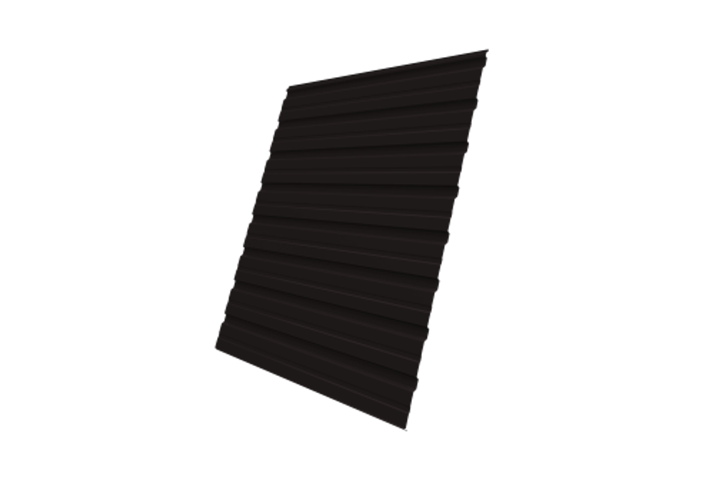 Профнастил C10R 0,45 Drap RAL 9005 черный