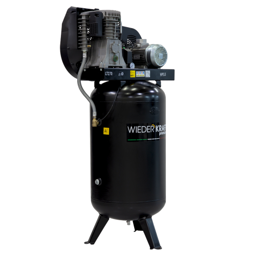 WDK-92760  Масл порш компр с ременным приводом и вертик располож ресив:606 л/мин, 270л., 11бар;380