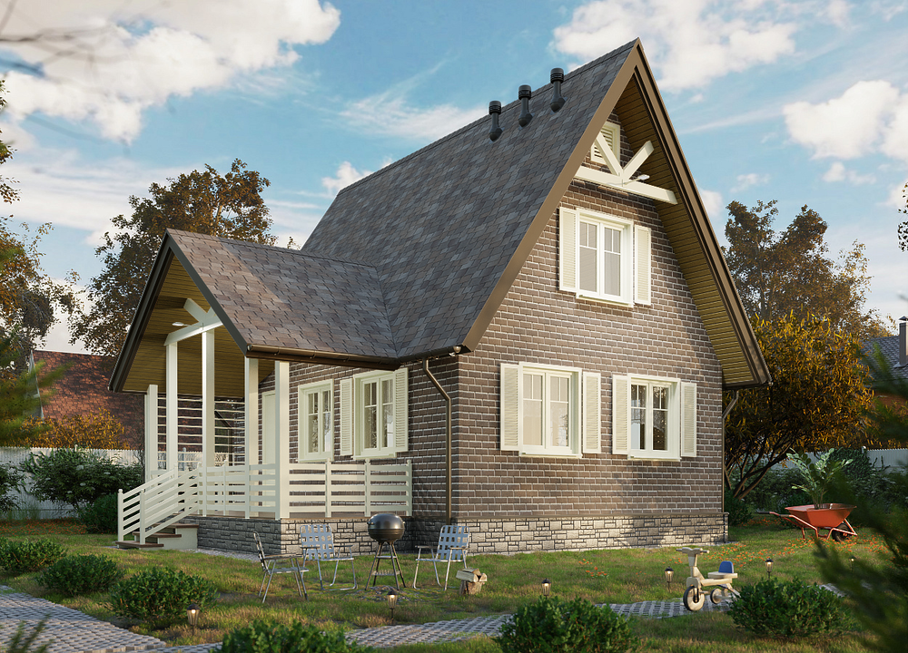 Гибкая черепица Lux, Саппоро, Вагаси