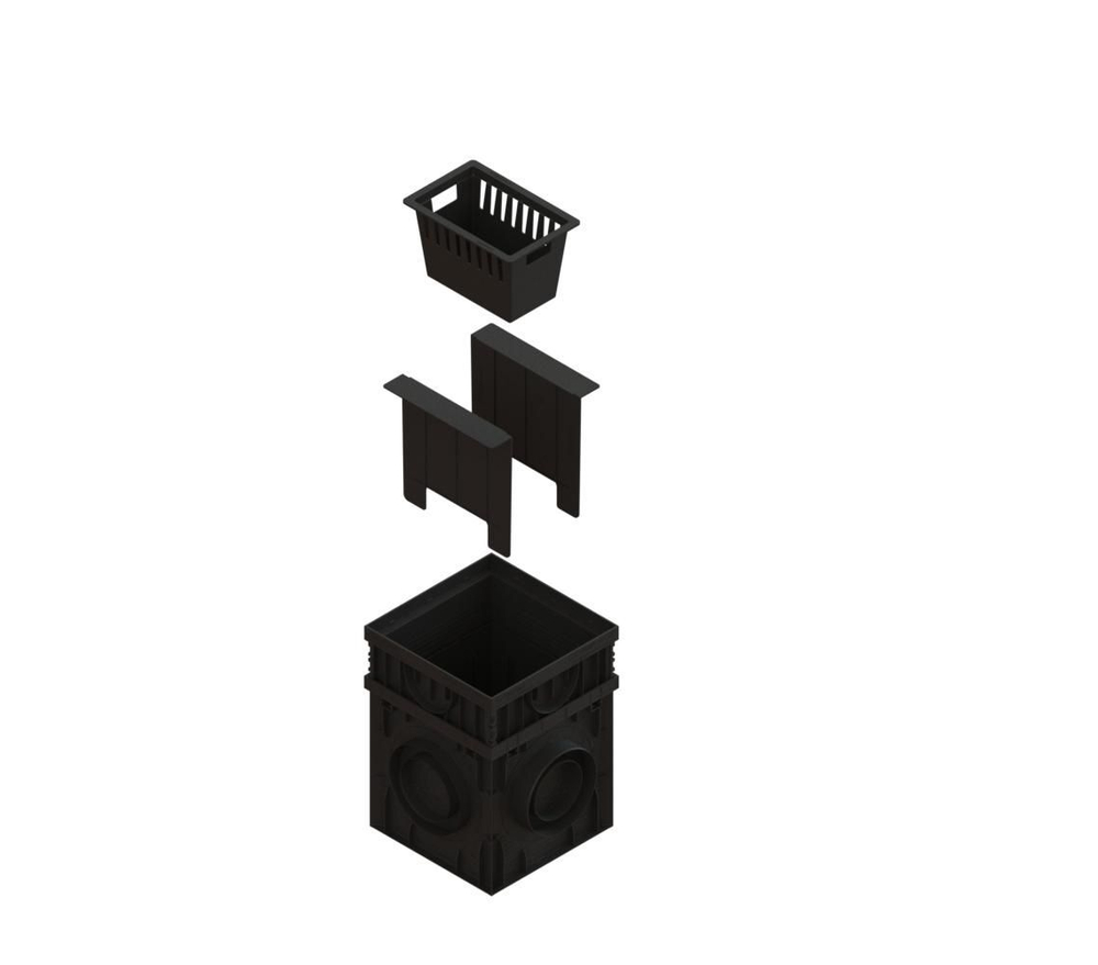 Дождеприемник PolyMax Basic пластиковый 300х300 h120