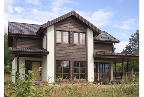 Металлочерепица классик 0,5 Satin RAL 8017 шоколад