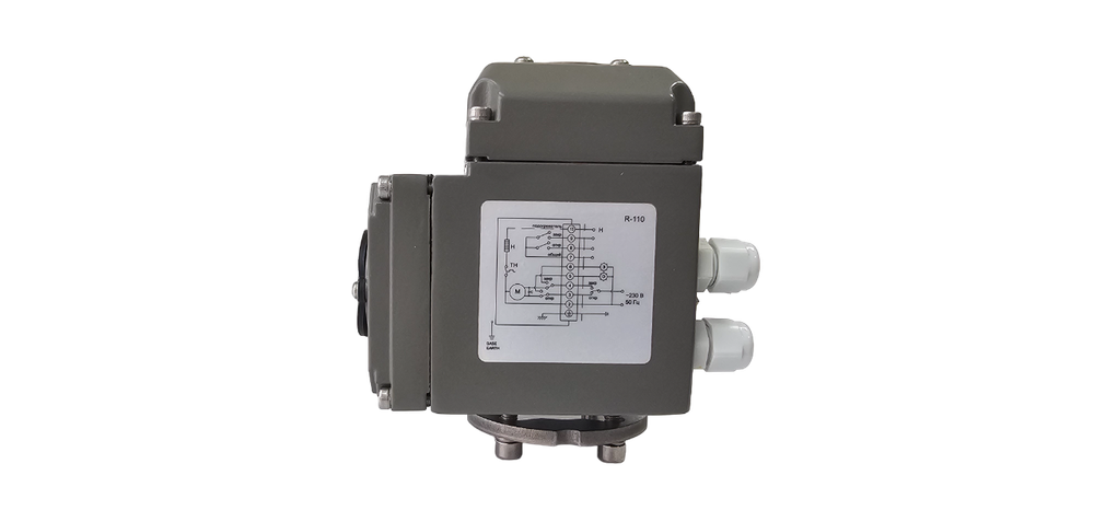 Ридан 082X4860R — Затвор дисковый ЗДМ с резьбовыми проушинами PN16, DN150, диск — чугун, с электроприводом 24В