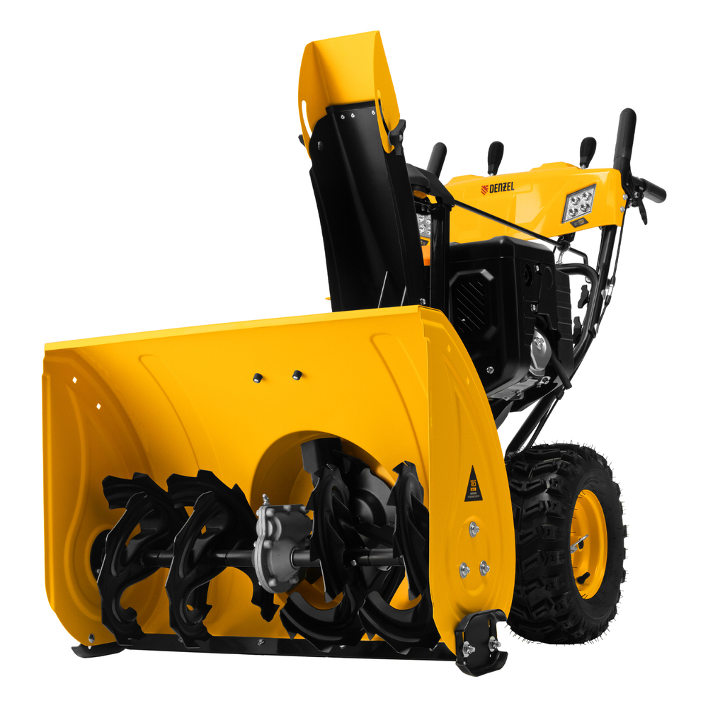 Бензиновая снегоуборочная машина SBL 711D PRO, 302cc, эл.старт, фара, обогрев, блок. дифф. Denzel