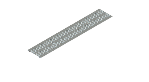 Решетка водоприемная Basic штампованная оцинкованная кл. А15