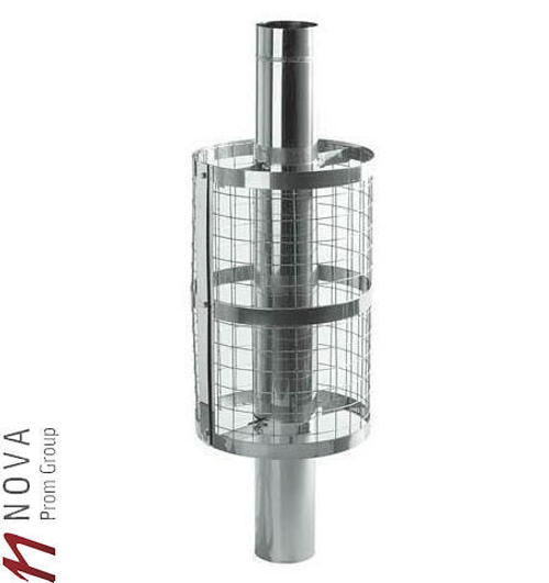 Каменка натрубная Феррум (сетка для камней), нерж., d-115/330мм, L=0.52м