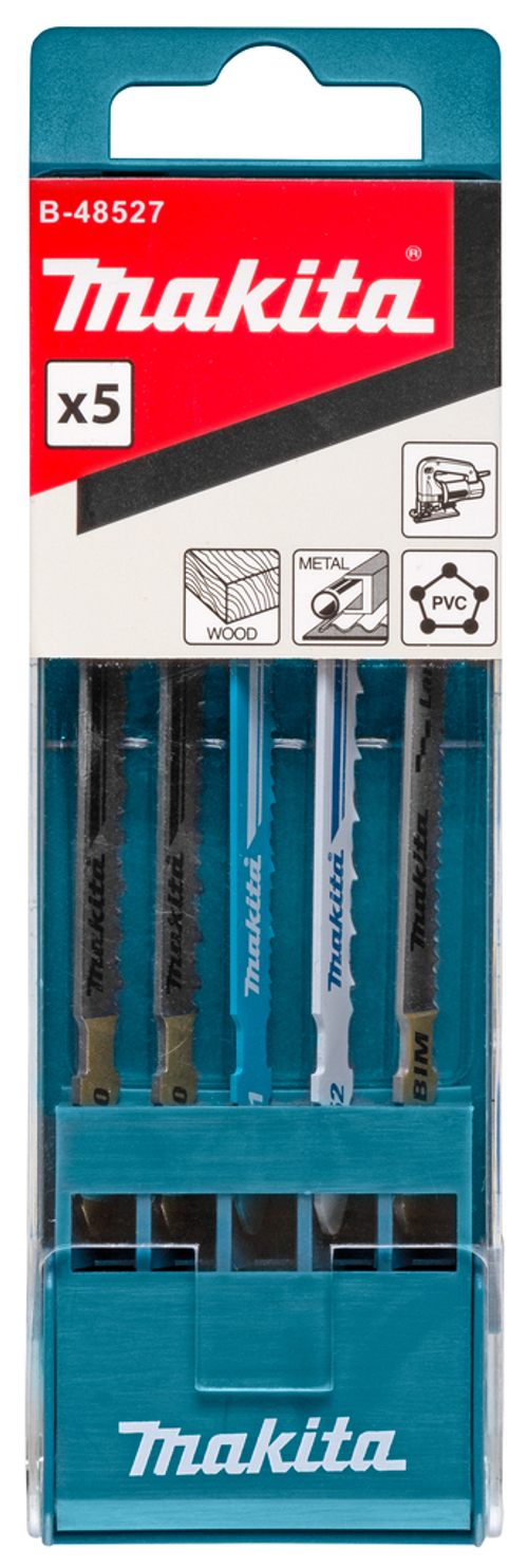 Набор лобзиковых пилок Super Express, 5 шт. Makita B-48527