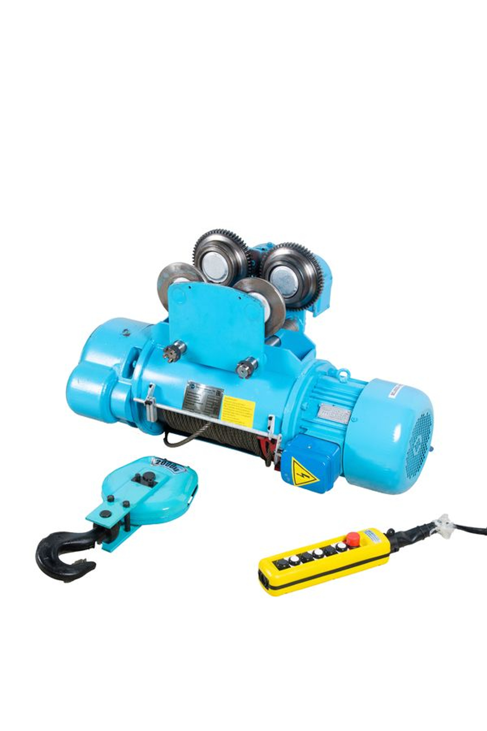 Таль передвижная 2т 6м 380В электрическая канатная TOR CD PRO