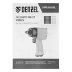 Ударный пневмогайковерт IW1500SP, 1/2", 8800 об/мин, 1490 Нм Denzel