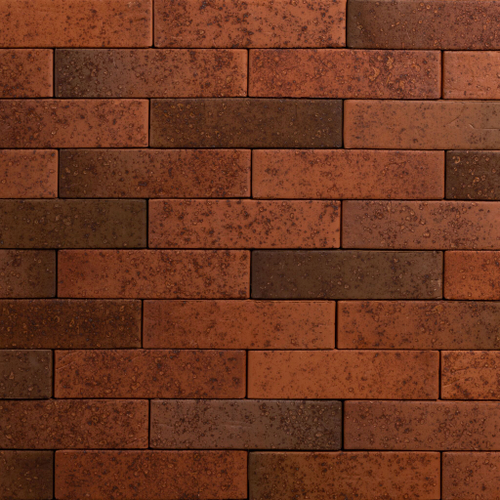 Кирпич керамический Ликолор одинарный Тайга Морион. На заре