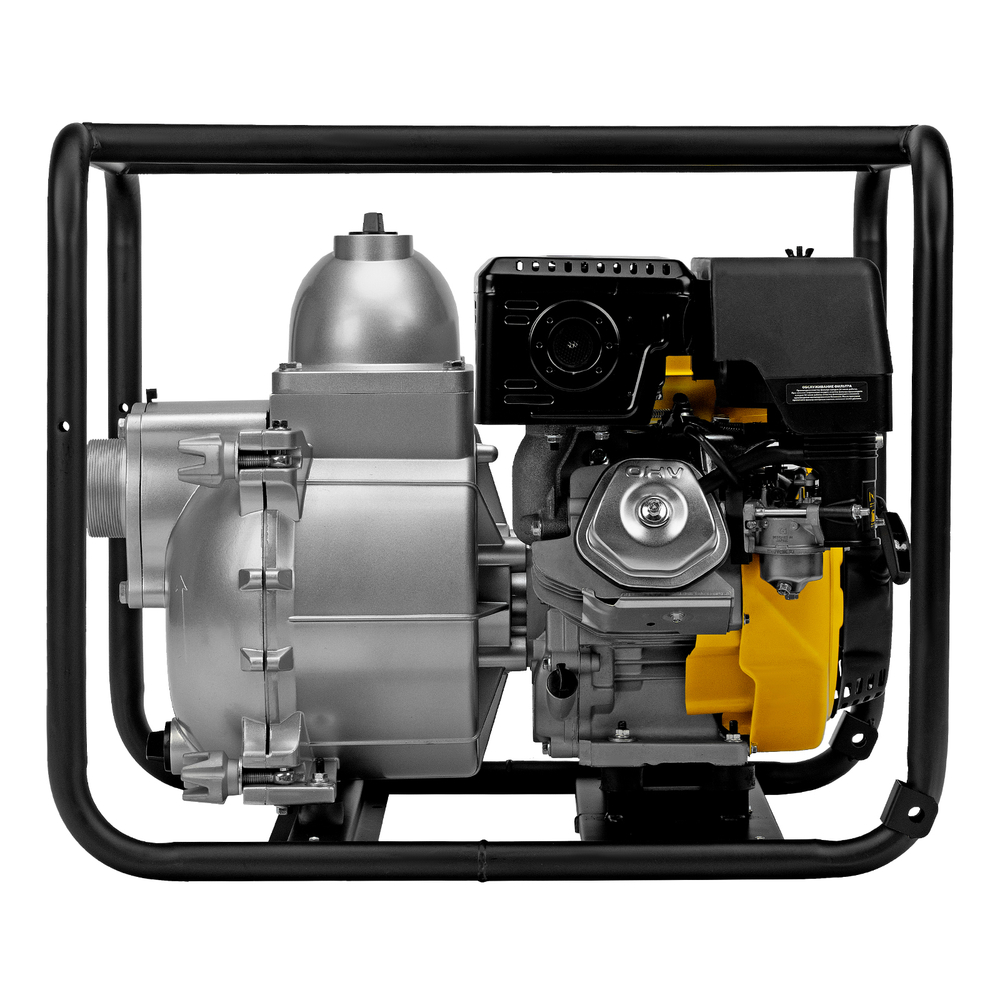 Мотопомпа бензиновая для грязной воды PX-80D, 15 л.с, 3", 1500 л/мин, глубина 8 м , напор 30 м Denzel