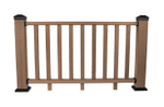 Ограждение из ДПК 3D WOOD TalverWood 125х960х1575мм (с одним столбом на 100мм)