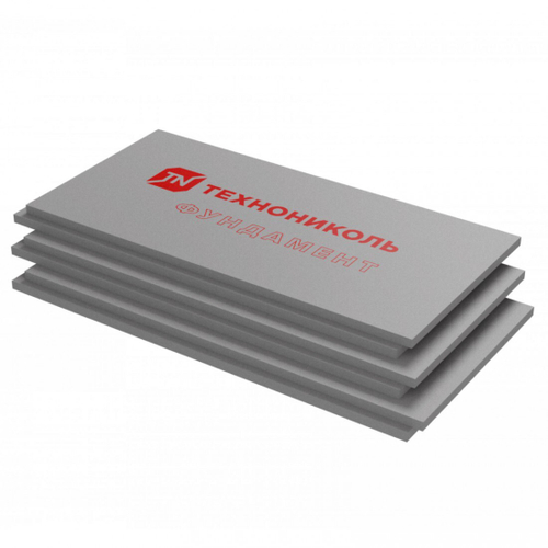 Экструдированный пенополистирол ТехноНиколь XPS Техноплекс Фундамент 1180х580х50 мм, 8 шт/упак